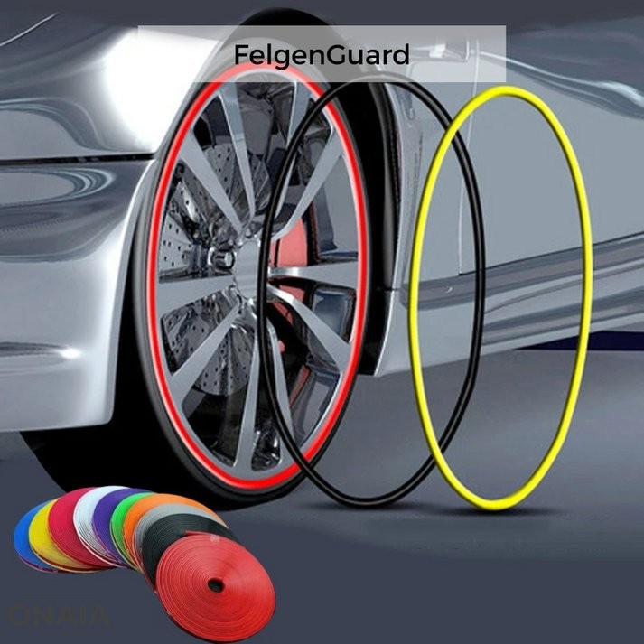 Self-adhesive nylon wheel rim protector strip - product photo 3