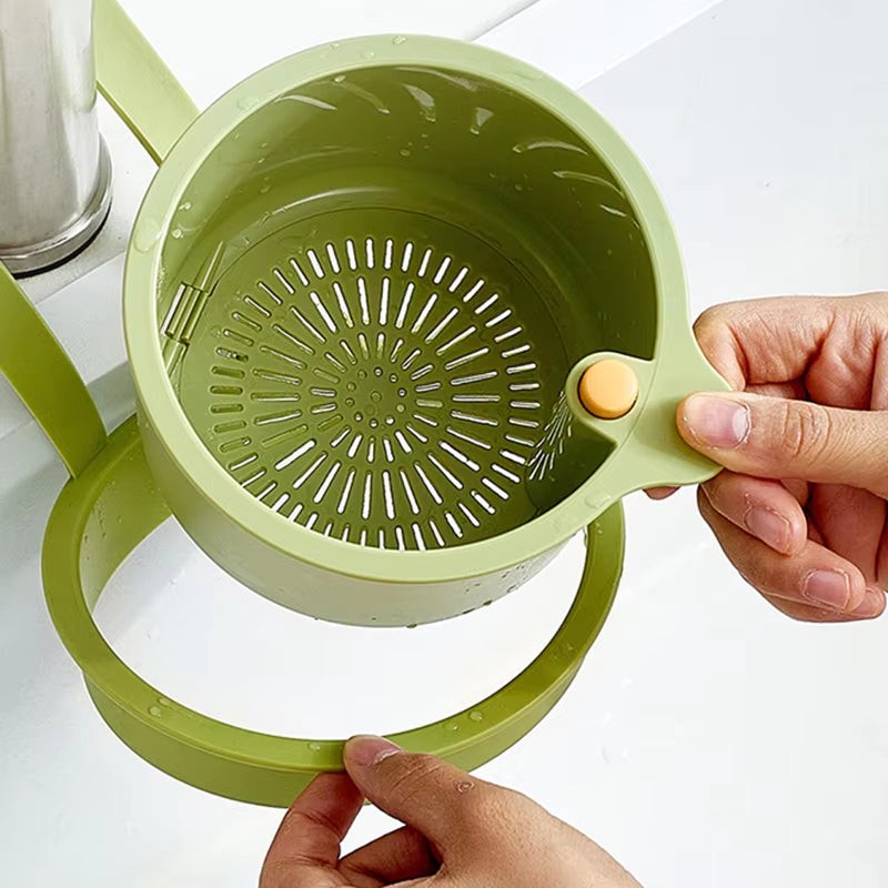 Hanging drain basket strainer with two-stage filter - product photo 5