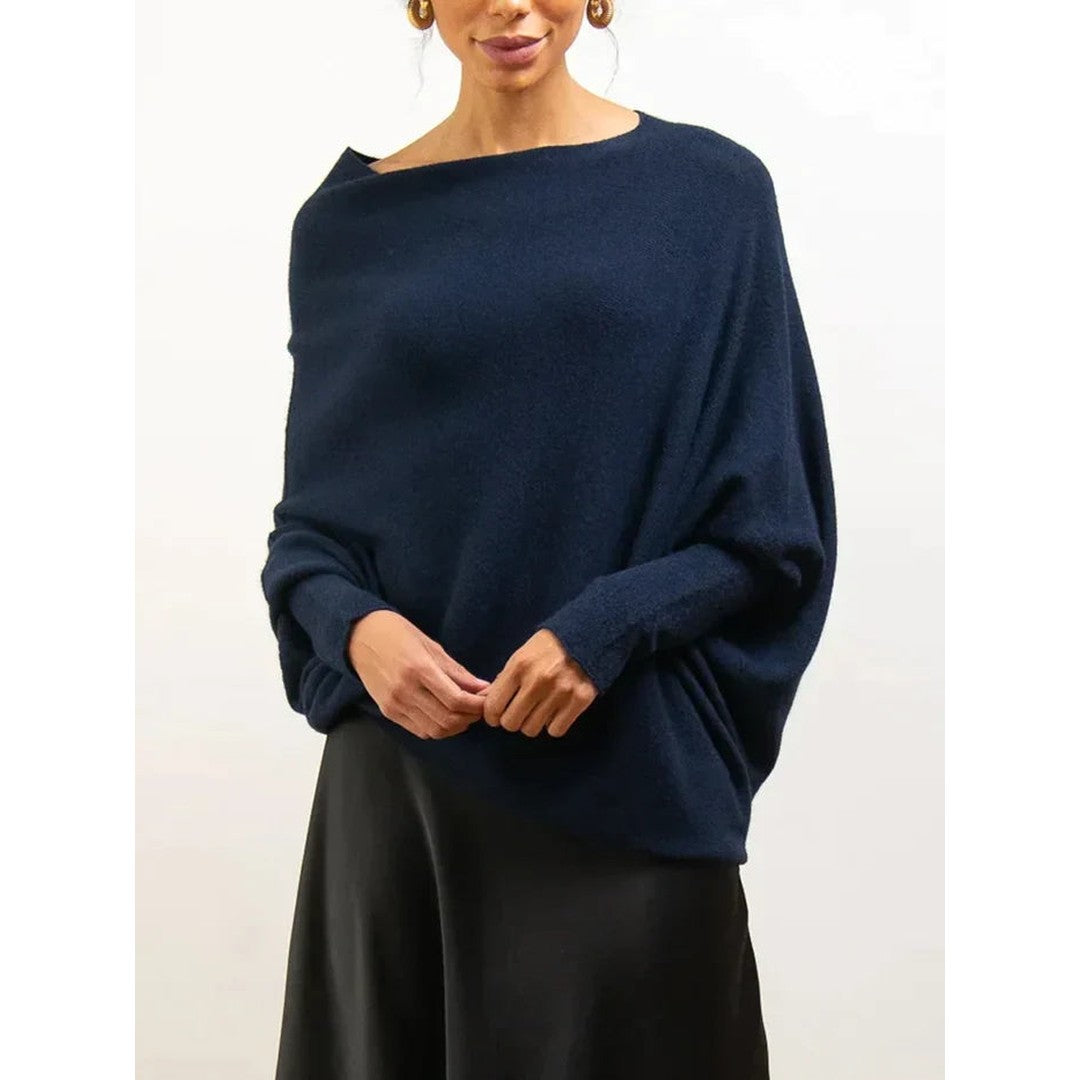 Woman wearing the Romy women's knit sweater, 7 view
