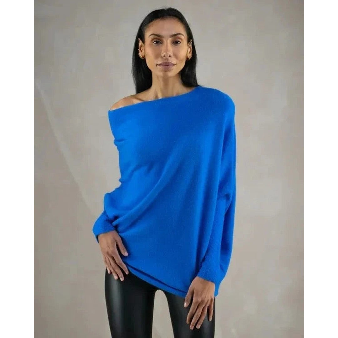 Woman wearing the Romy women's knit sweater, 8 view