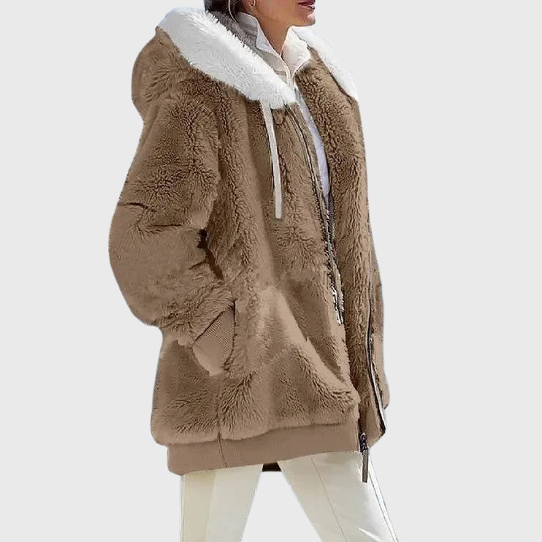 Woman wearing the Rosanna women's elegant jacket, 10 view