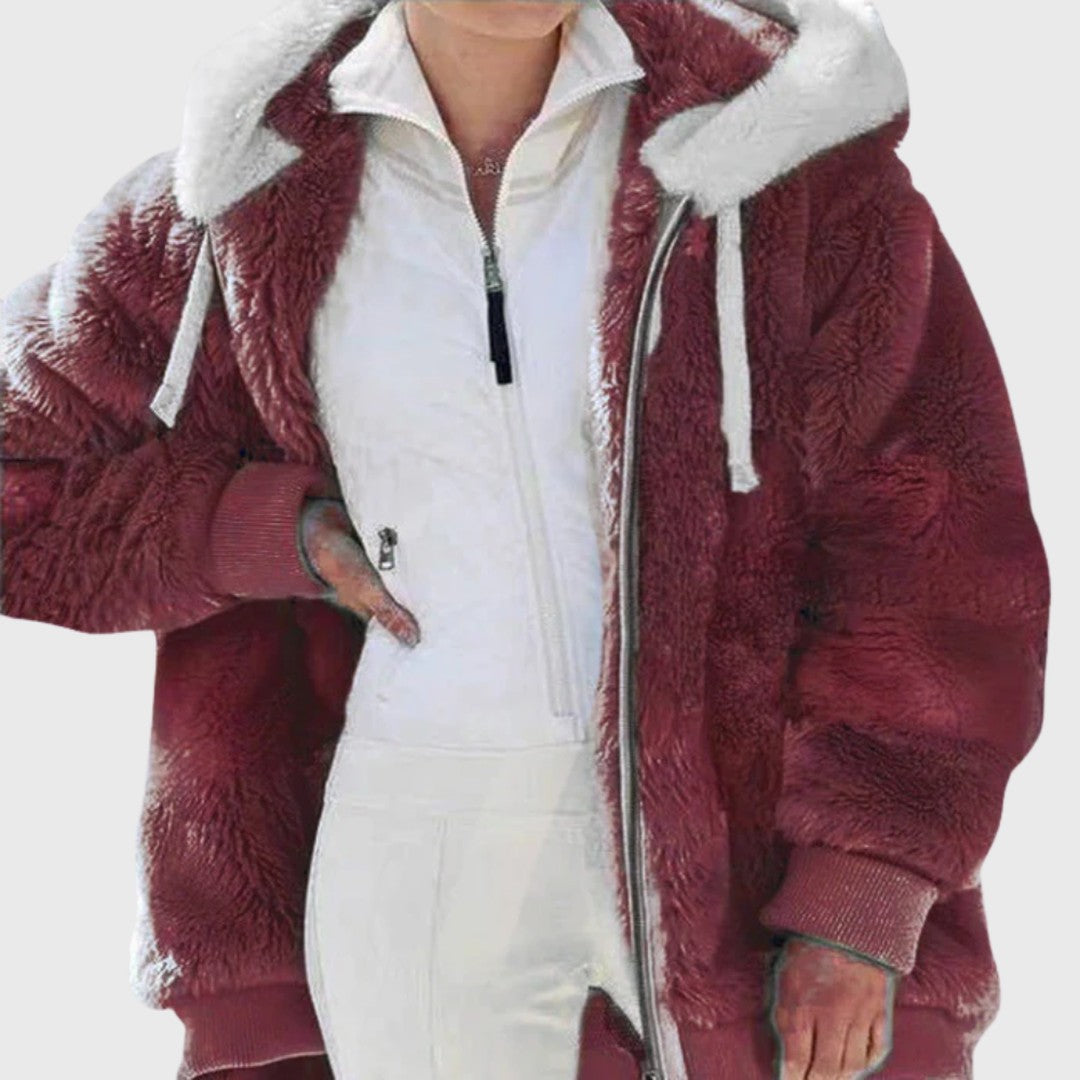 Woman wearing the Rosanna women's elegant jacket, 13 view