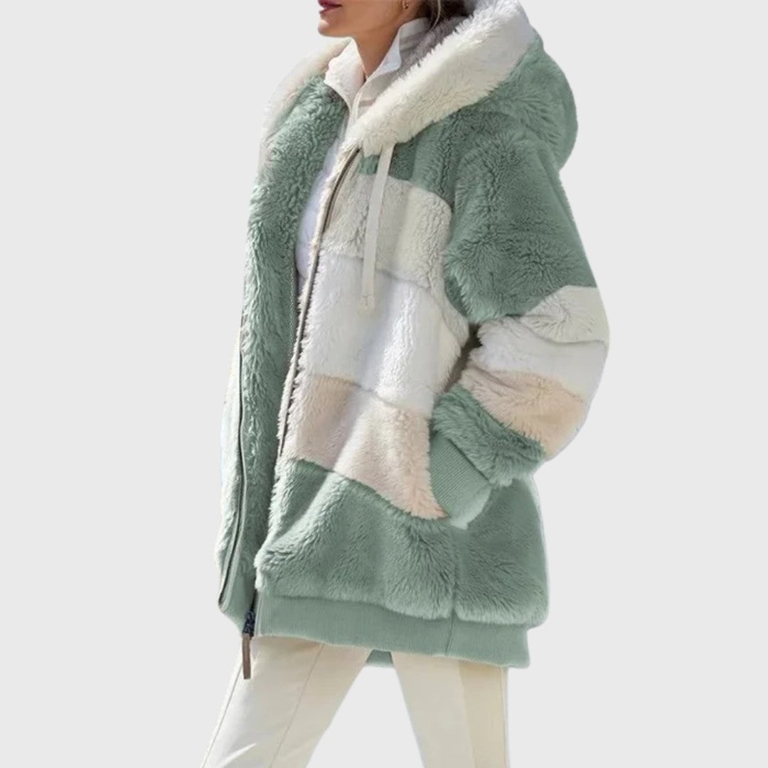Woman wearing the Rosanna women's elegant jacket, 8 view