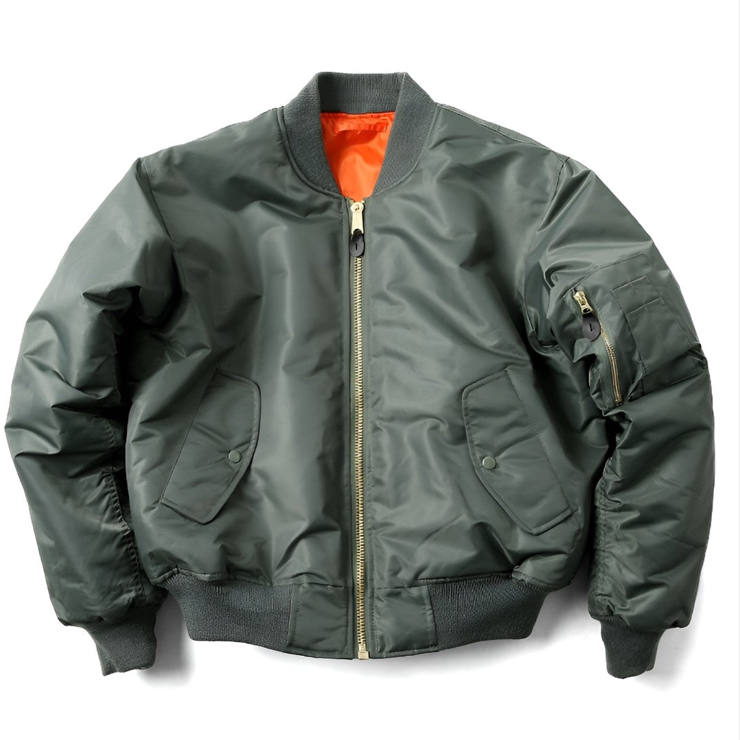 Woman wearing the Rufus women's classic jacket, front view