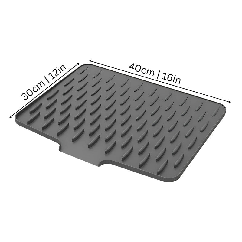 Silicone draining and drying mat - product photo 2