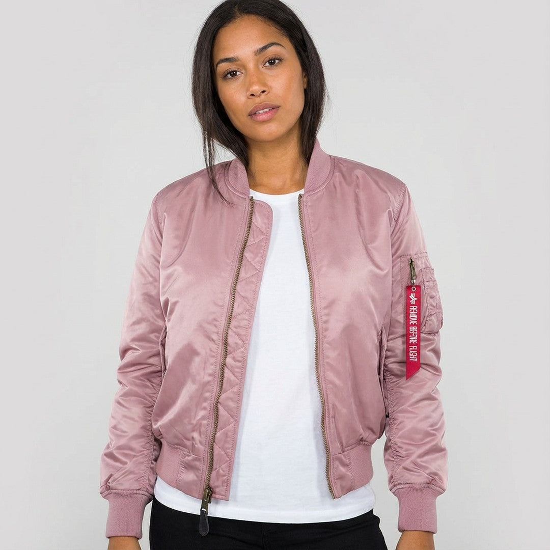 Woman wearing the Saoirse women's bomber jacket, 10 view