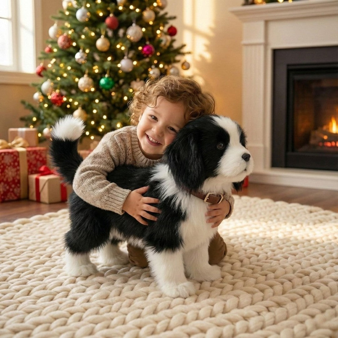 Plush toy dog that walks and barks - product photo 4