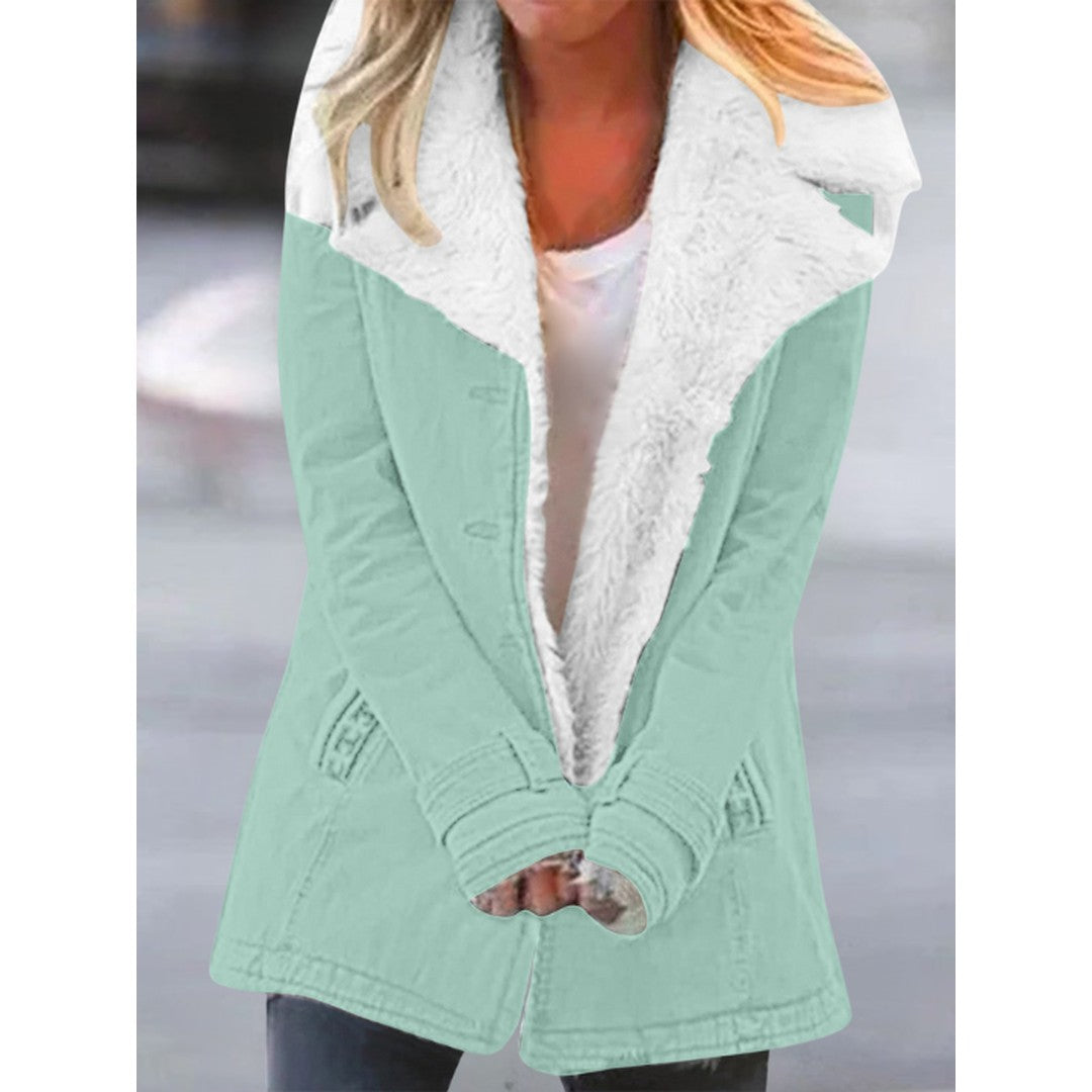 Woman wearing the Scarlett women's jacket, 10 view