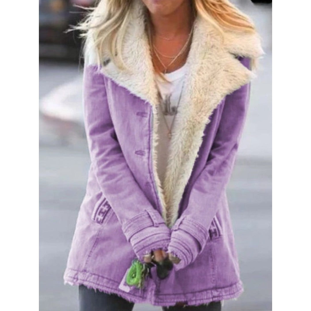 Woman wearing the Scarlett women's jacket, 7 view