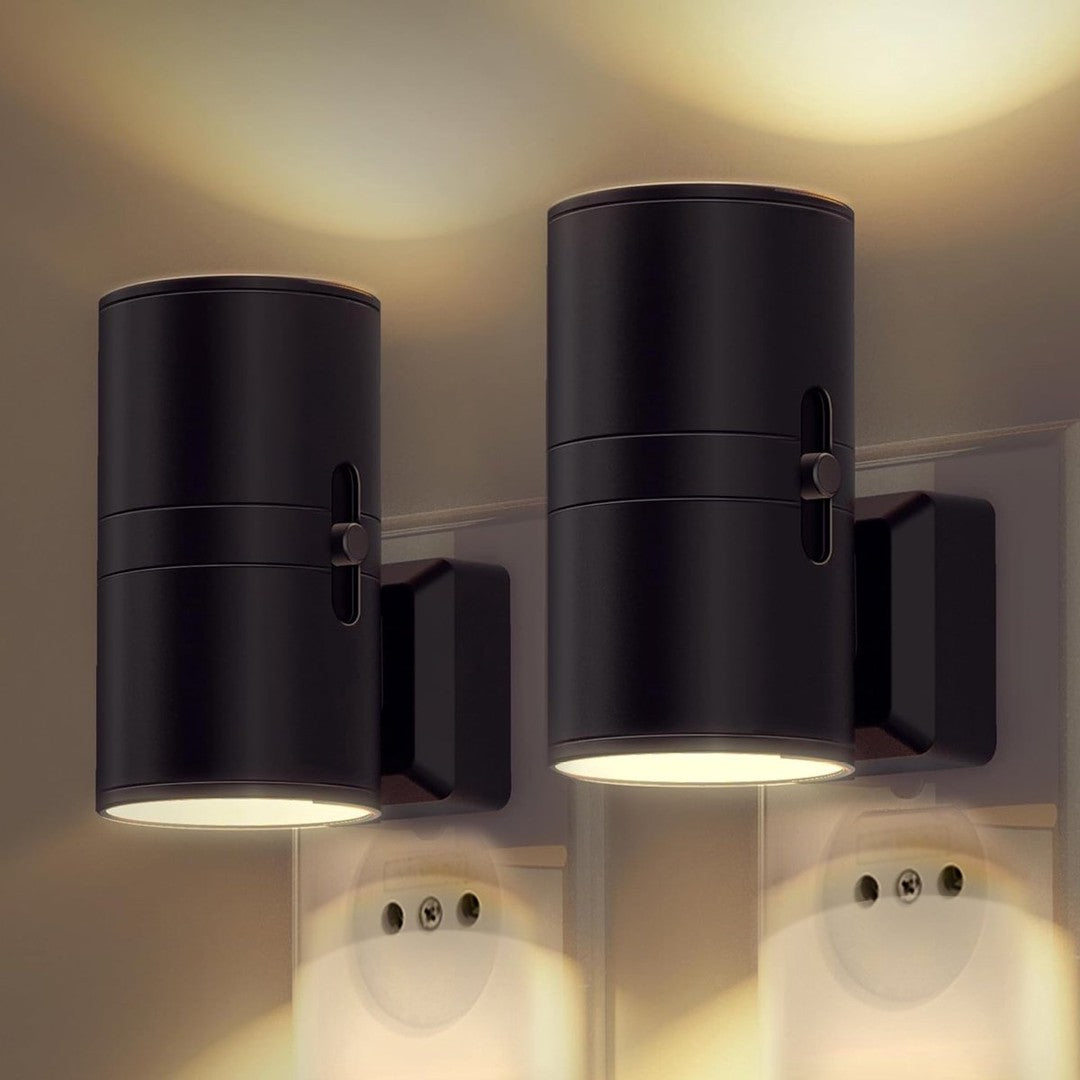 Plug-in dimmable LED wall light - product photo 5