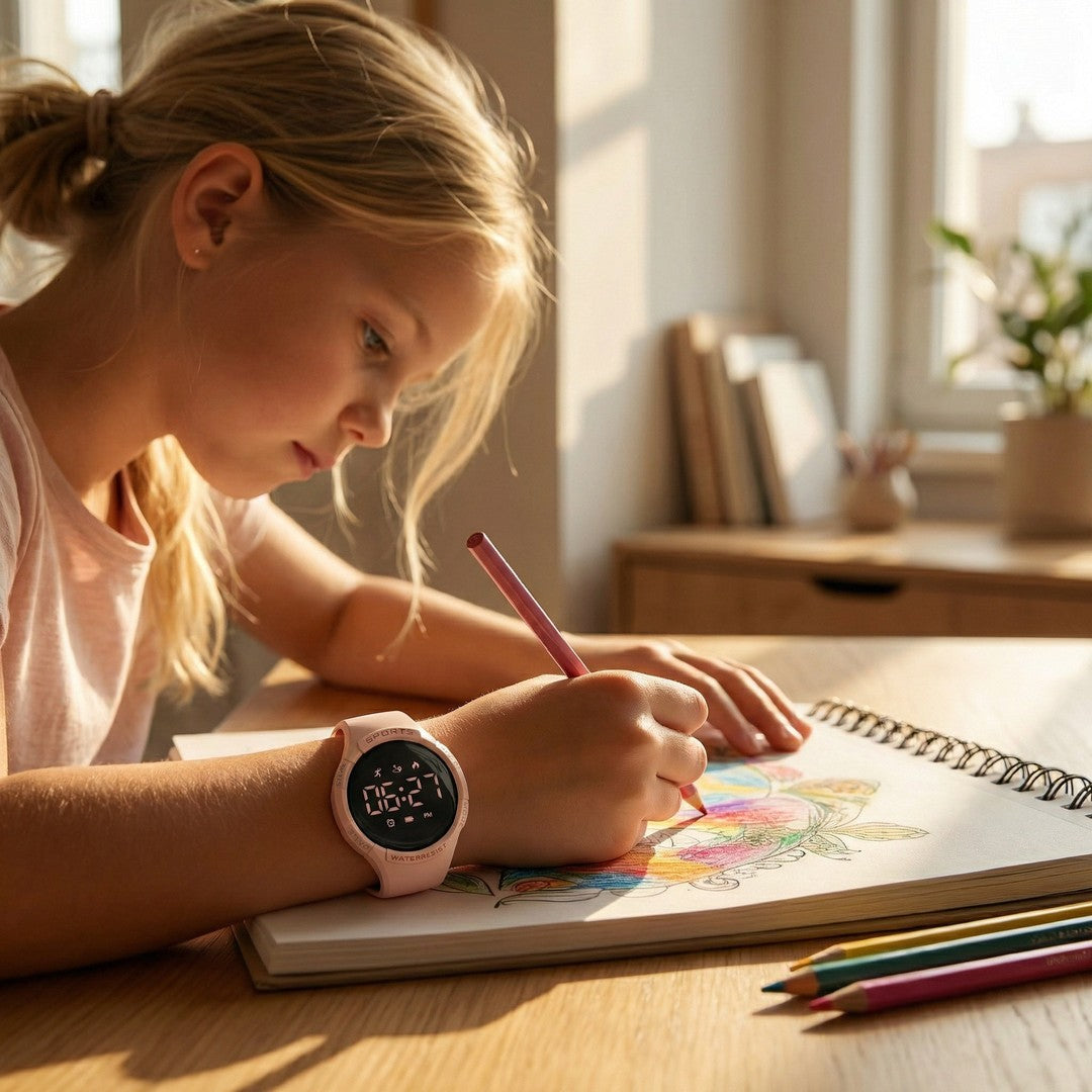Kids' IP68 activity tracker watch - product photo 6