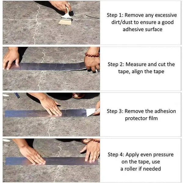Butyl rubber foil repair tape - product photo 5