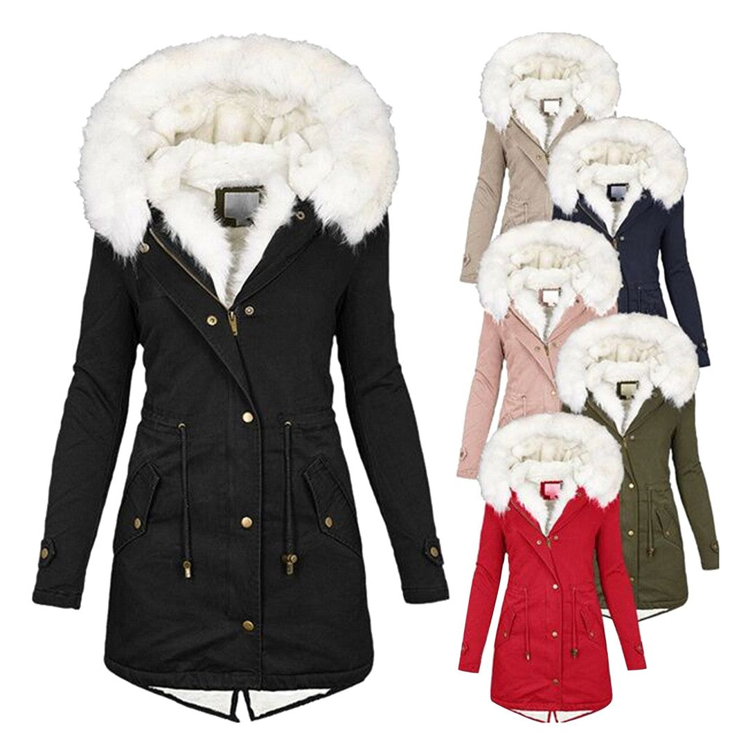 Woman wearing the Selene women's long-sleeve jacket, 10 view