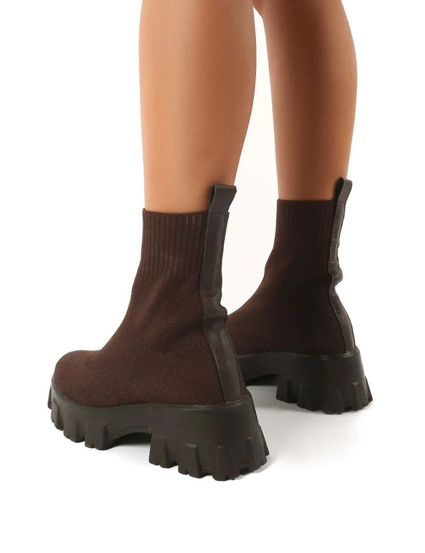 Women's fabric ankle boots - product photo 2