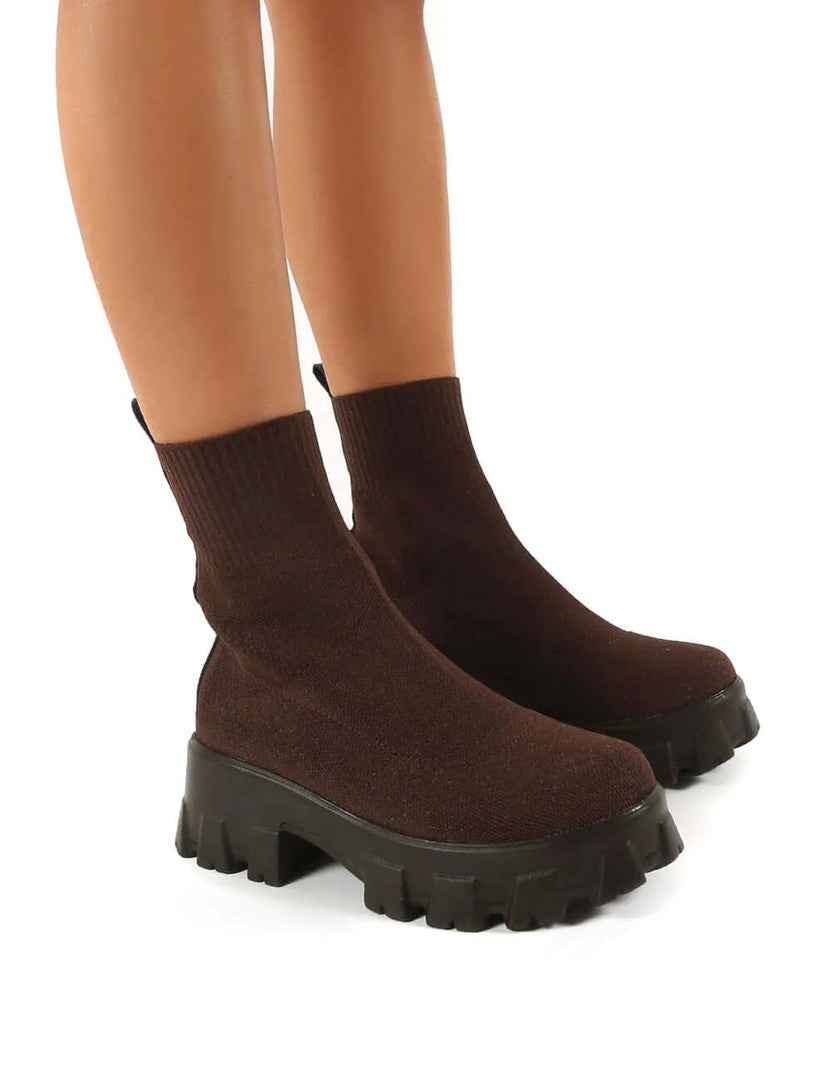 Women's fabric ankle boots - product photo 3