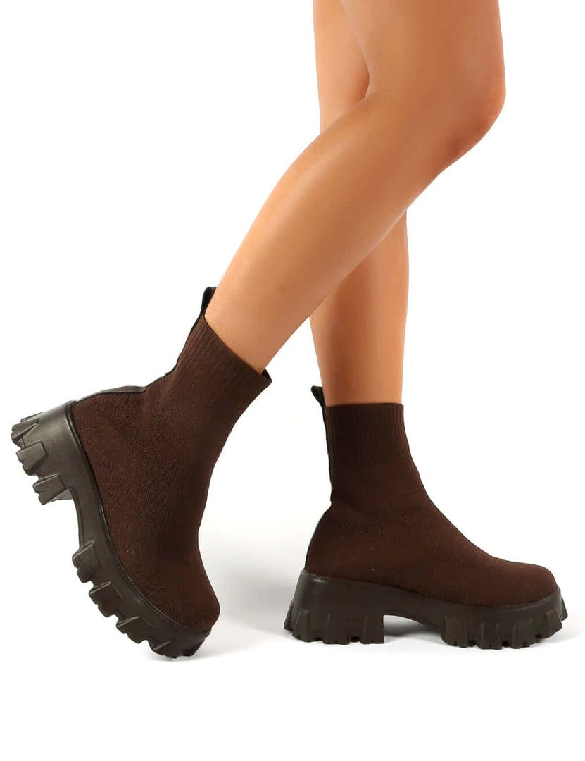 Women's fabric ankle boots - product photo 4