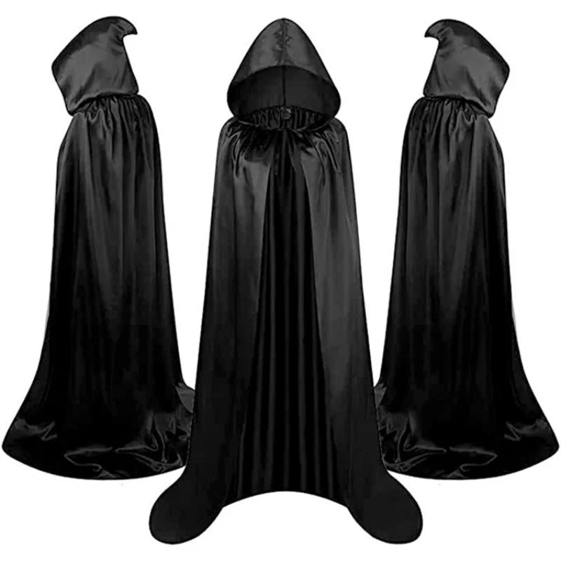 Long hooded cape for costume wear - product photo 1
