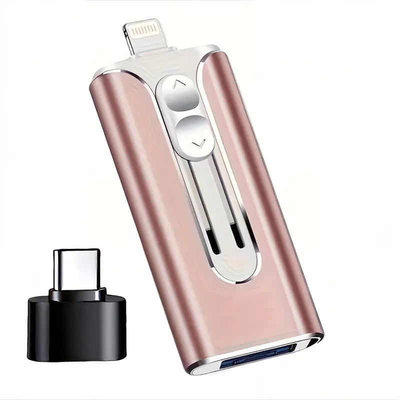 Dual-connector phone flash drive - product photo 1