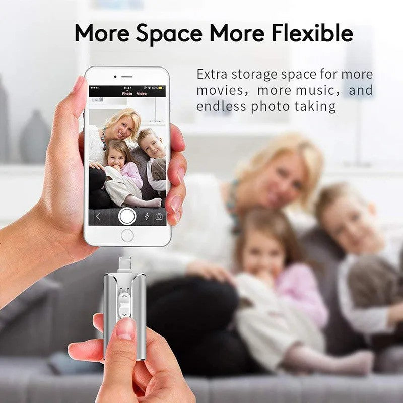 Dual-connector phone flash drive - product photo 10