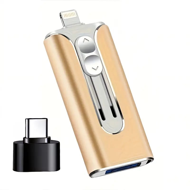 Dual-connector phone flash drive - product photo 2