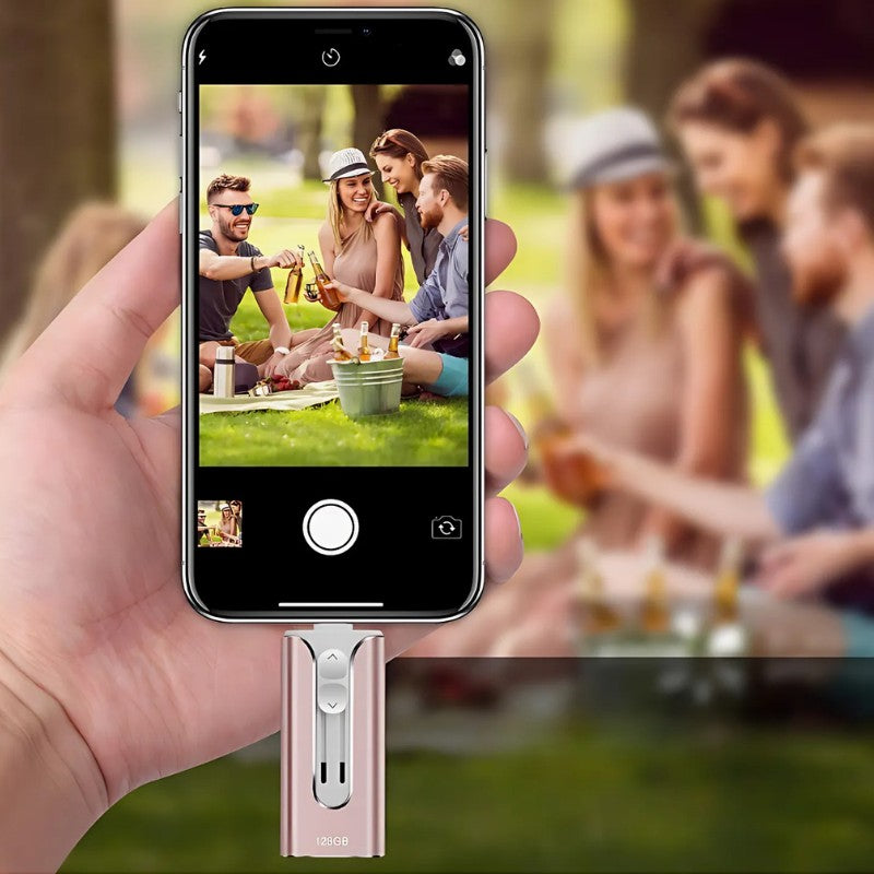 Dual-connector phone flash drive - product photo 7