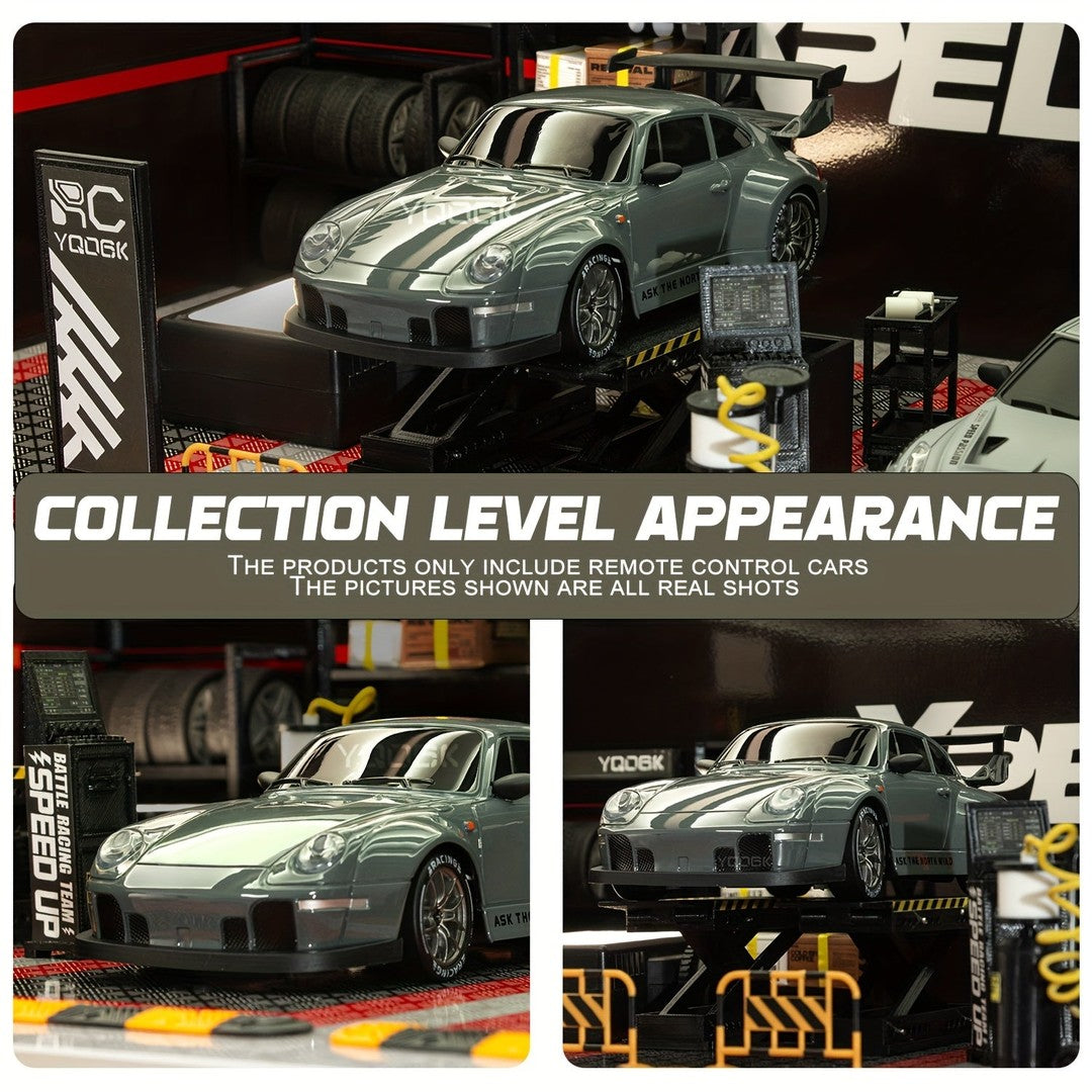 Radio-controlled drift car with light-up wheels - product photo 9