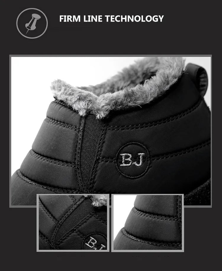 Waterproof lined winter slip-on boots - product photo 13