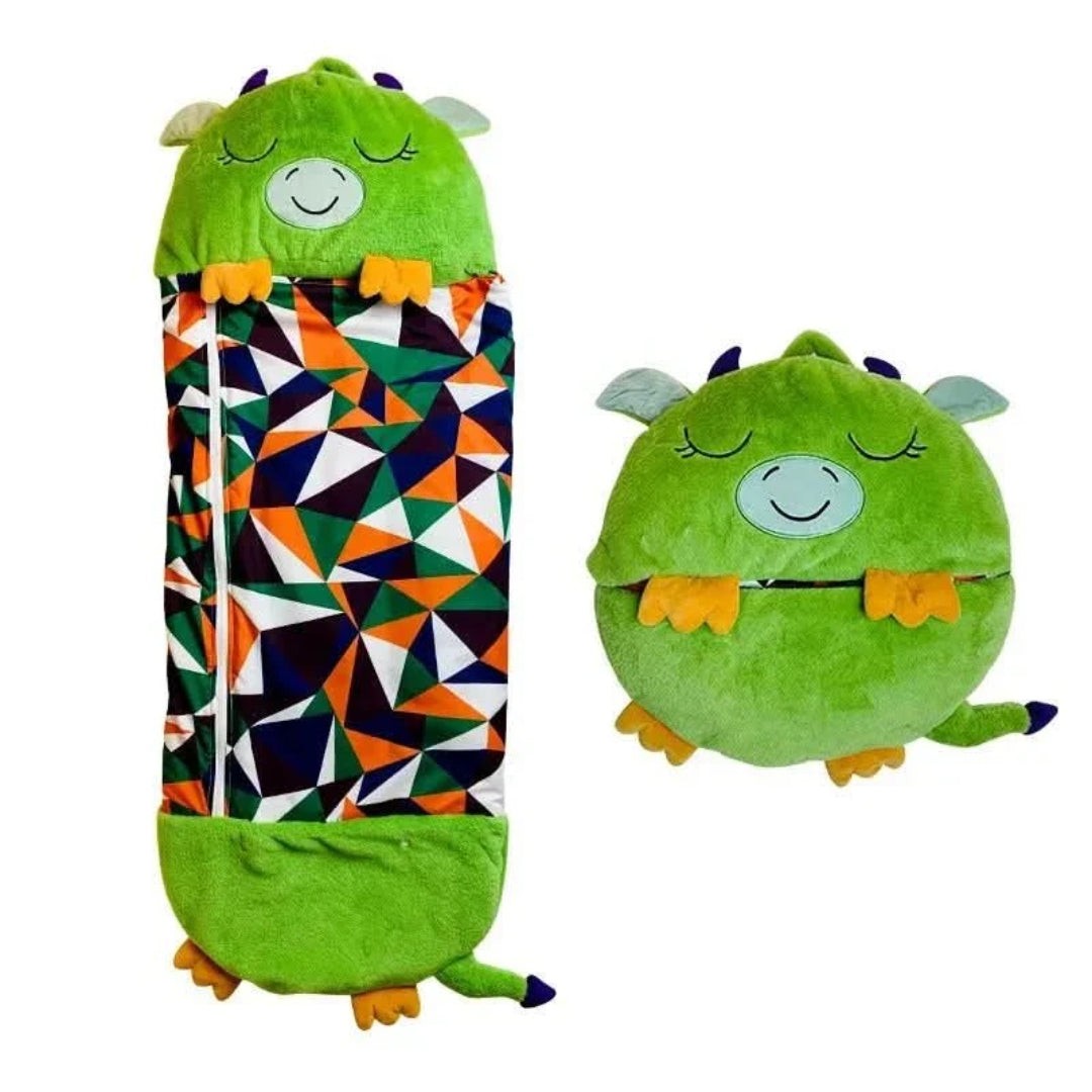 Plush children's sleeping bag with cuddle toy - product photo 2
