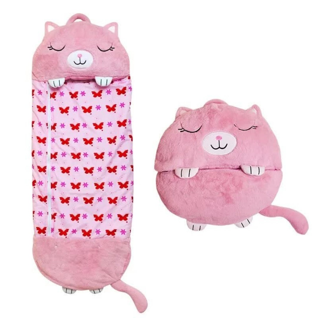 Plush children's sleeping bag with cuddle toy - product photo 4