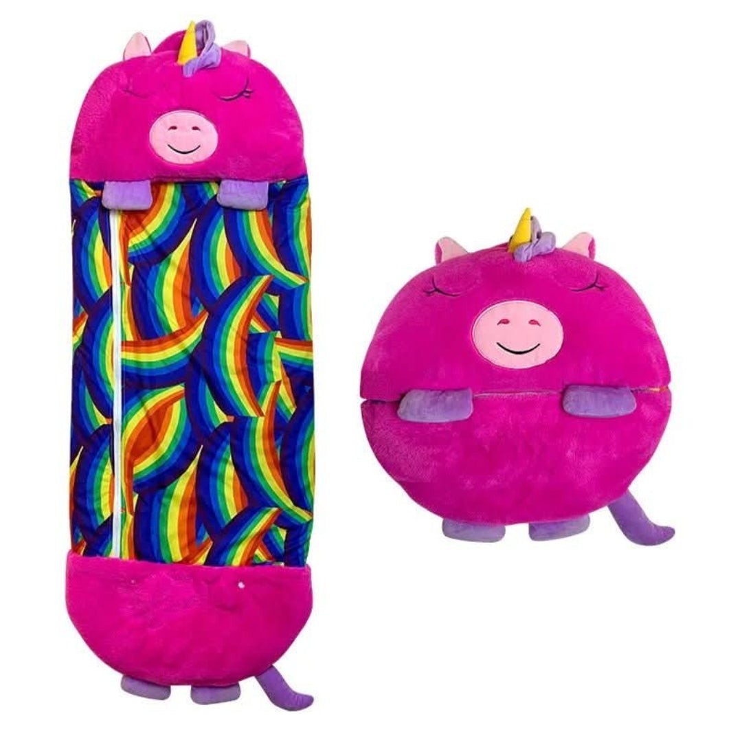 Plush children's sleeping bag with cuddle toy - product photo 5