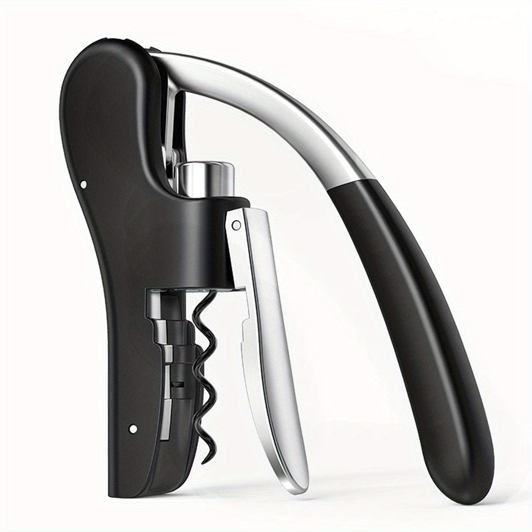 Lever-action corkscrew wine opener - product photo 6