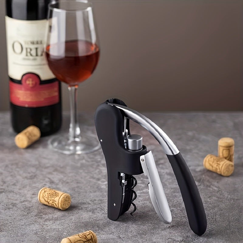 Lever-action corkscrew wine opener - product photo 9