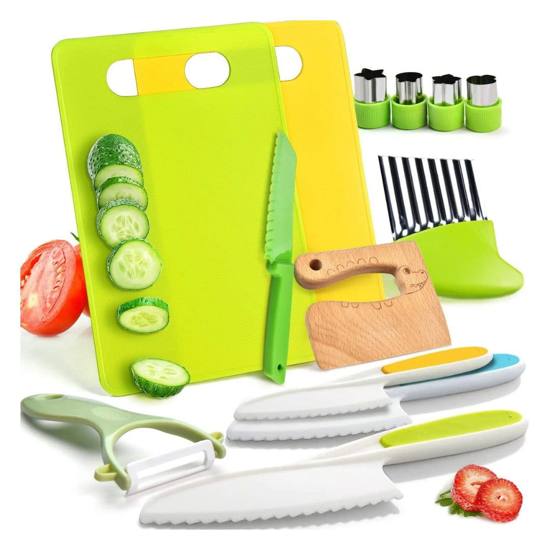 Montessori kids' cooking knife set - product photo 1
