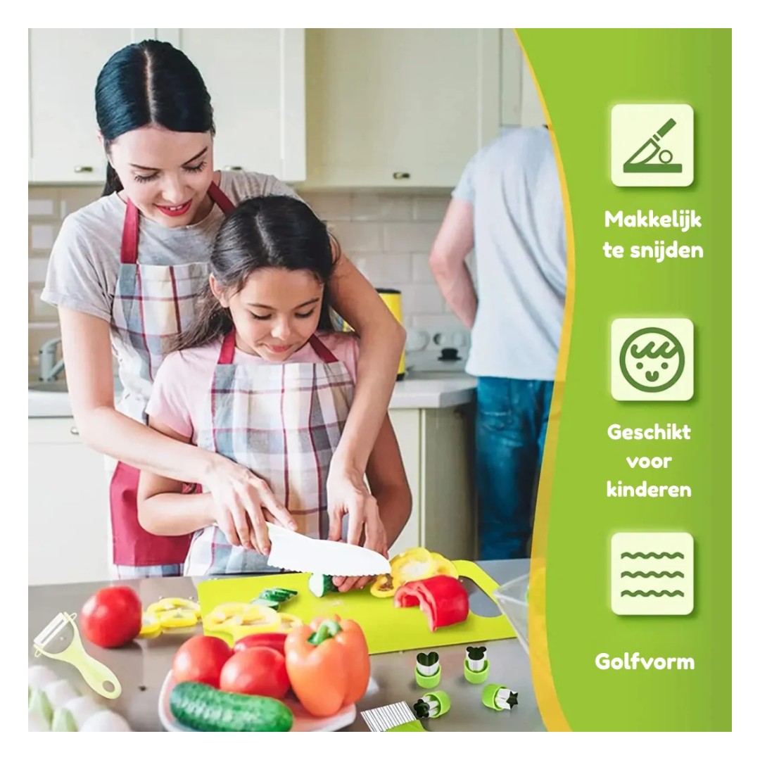 Montessori kids' cooking knife set - product photo 2