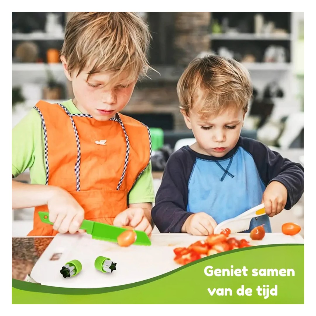 Montessori kids' cooking knife set - product photo 3