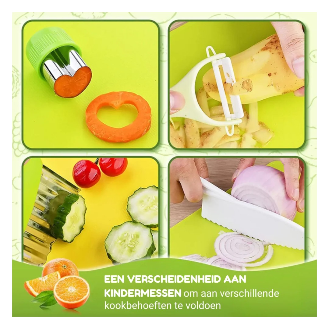Montessori kids' cooking knife set - product photo 4