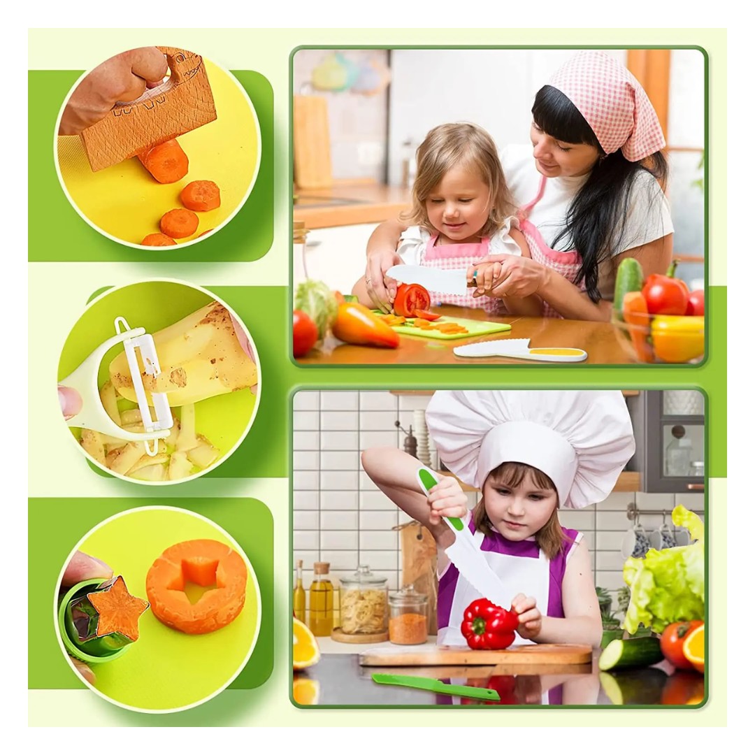 Montessori kids' cooking knife set - product photo 5
