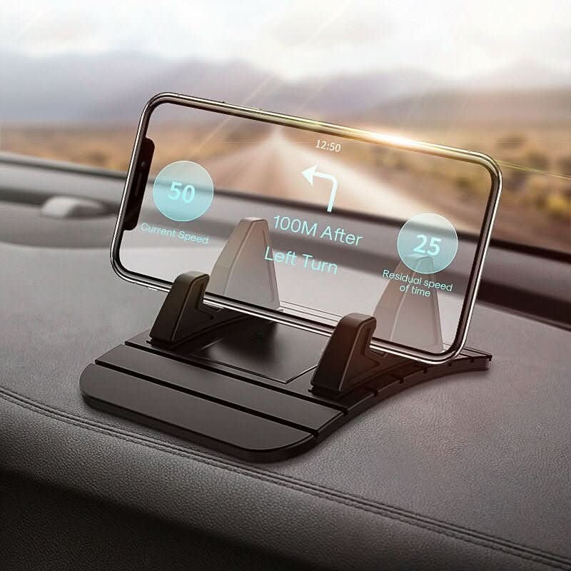 Non-slip silicone dashboard car phone holder - product photo 1