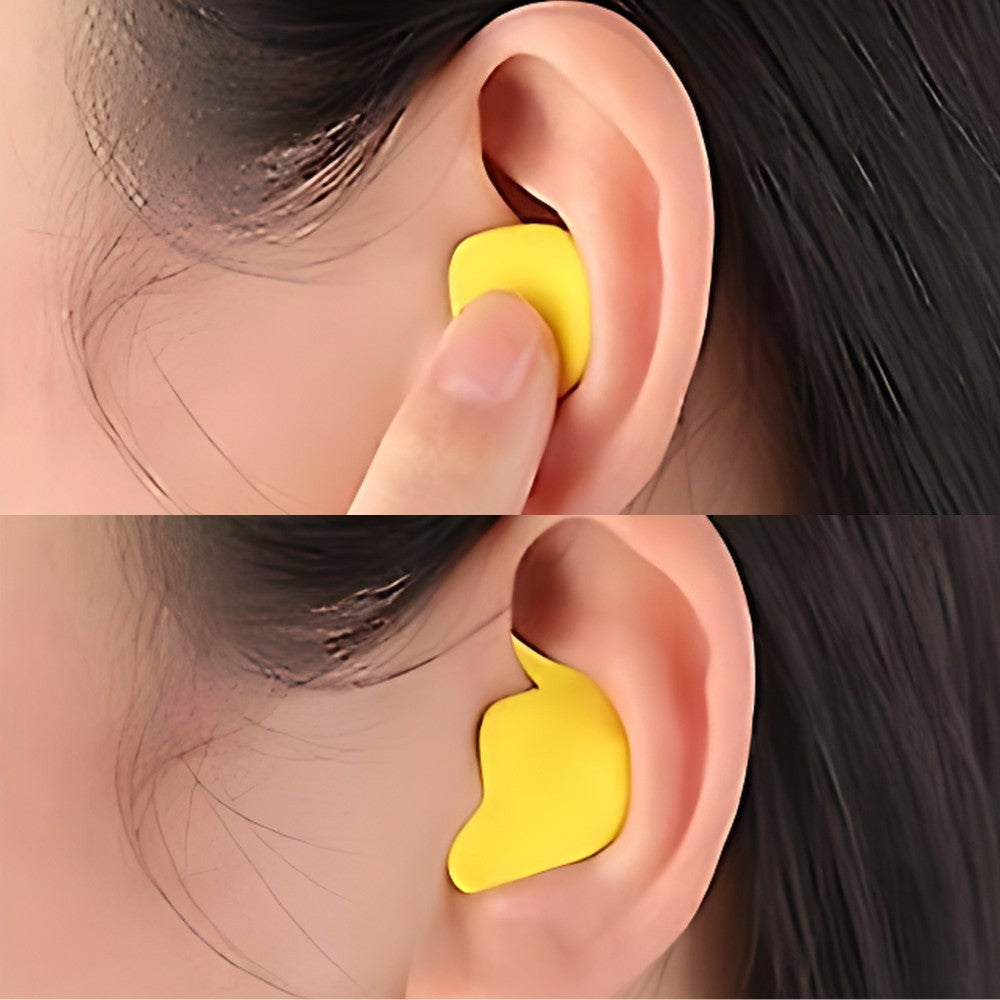 Moldable silicone earplugs for sleeping and swimming - product photo 4