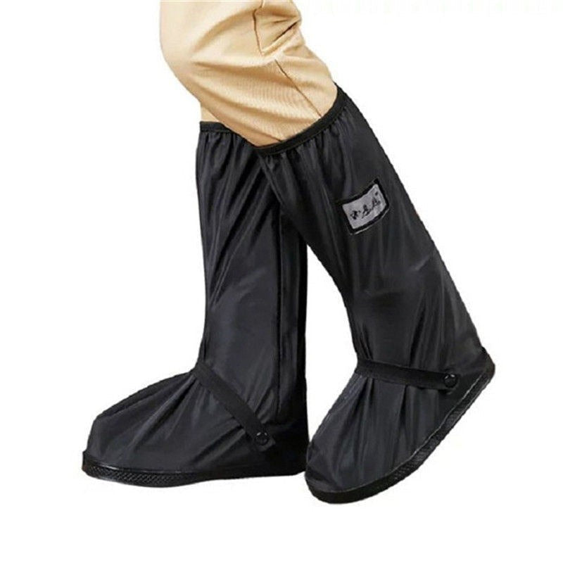 Waterproof zip-up overshoes with non-slip sole - product photo 5