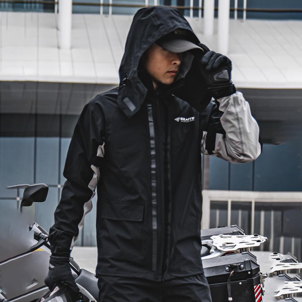 Waterproof rain suit jacket and pants - product photo 3