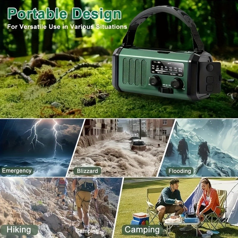 Solar and hand crank emergency weather radio - product photo 9