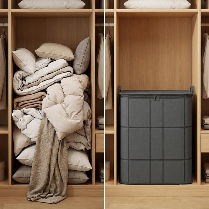 Double-zip bedding and duvet storage bag - product photo 5