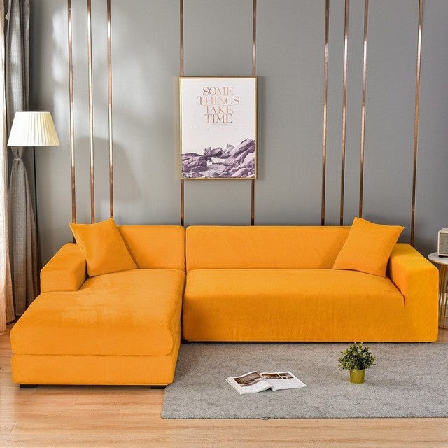 Elastic full-cover stretch sofa slipcover - product photo 11