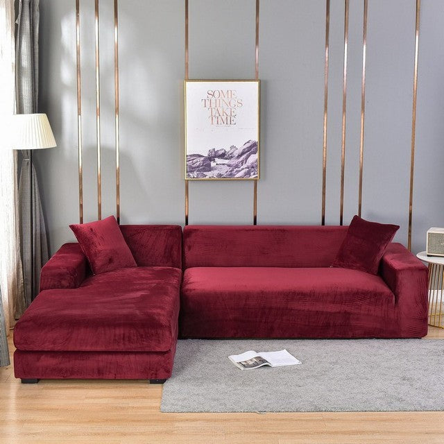 Elastic full-cover stretch sofa slipcover - product photo 12