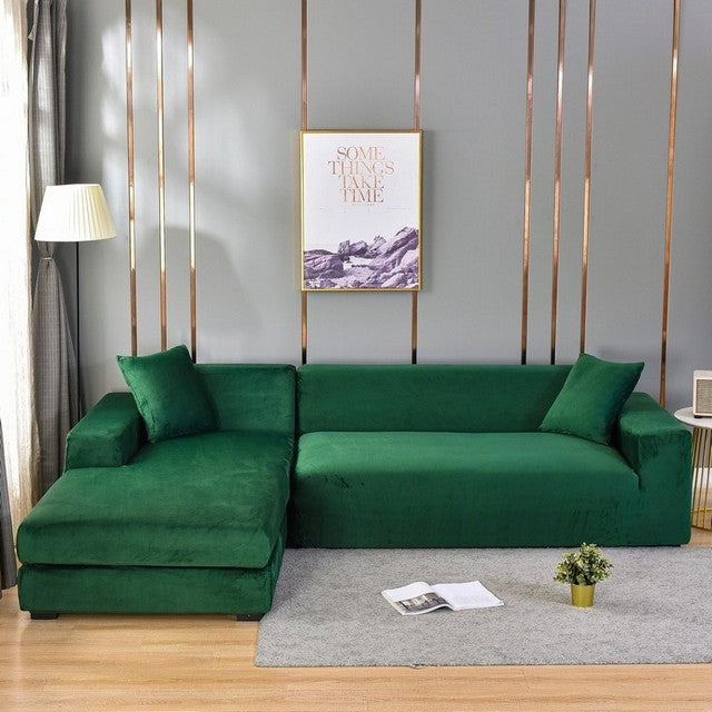 Elastic full-cover stretch sofa slipcover - product photo 15