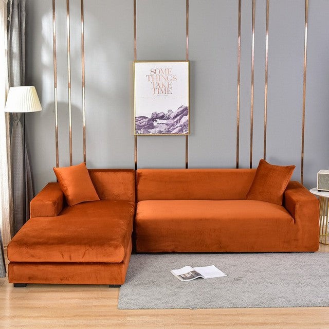 Elastic full-cover stretch sofa slipcover - product photo 17