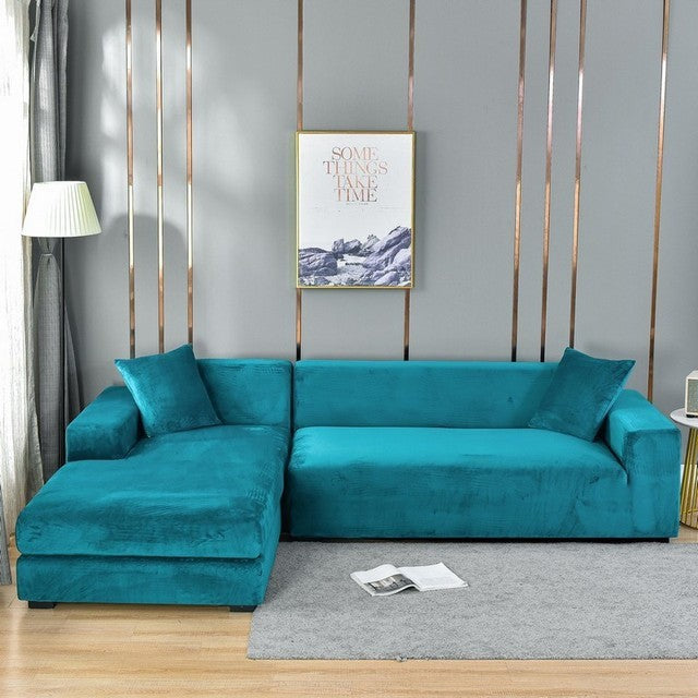 Elastic full-cover stretch sofa slipcover - product photo 18