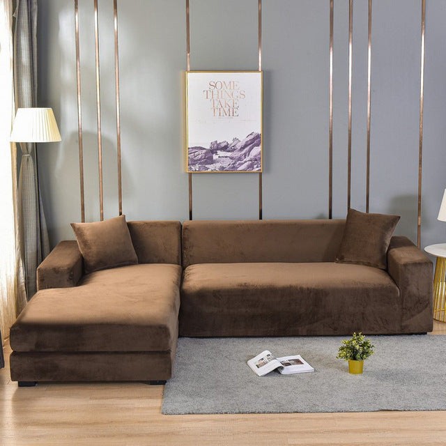 Elastic full-cover stretch sofa slipcover - product photo 6
