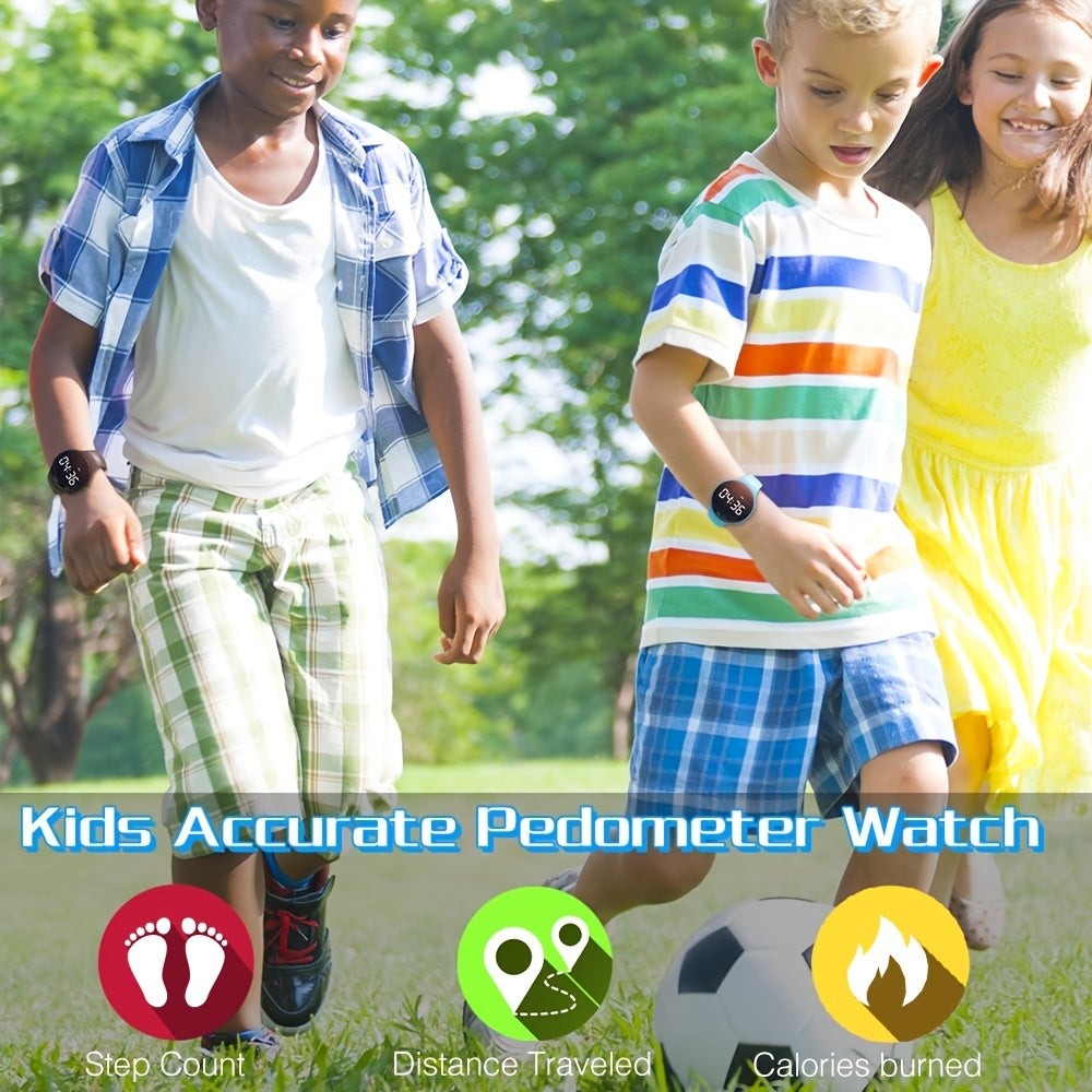 Kids' LED step counter watch - product photo 10